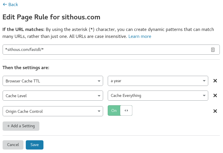 Speed up fastdl for game servers by utilizing CloudFlare's Free CDN